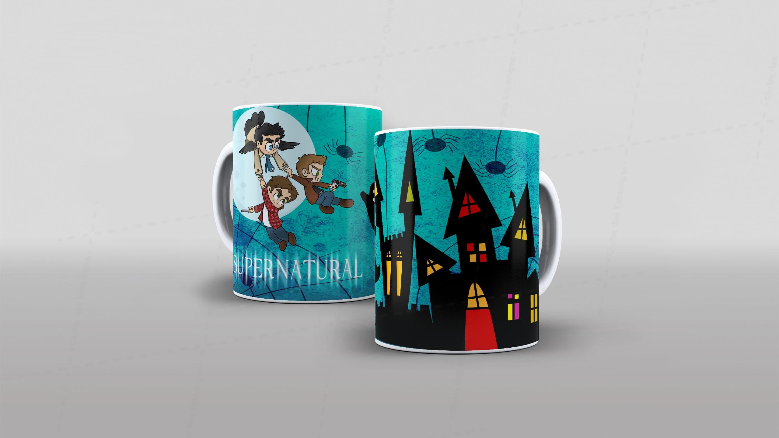 Arte SUPERNATURAL (13) pra caneca-7069