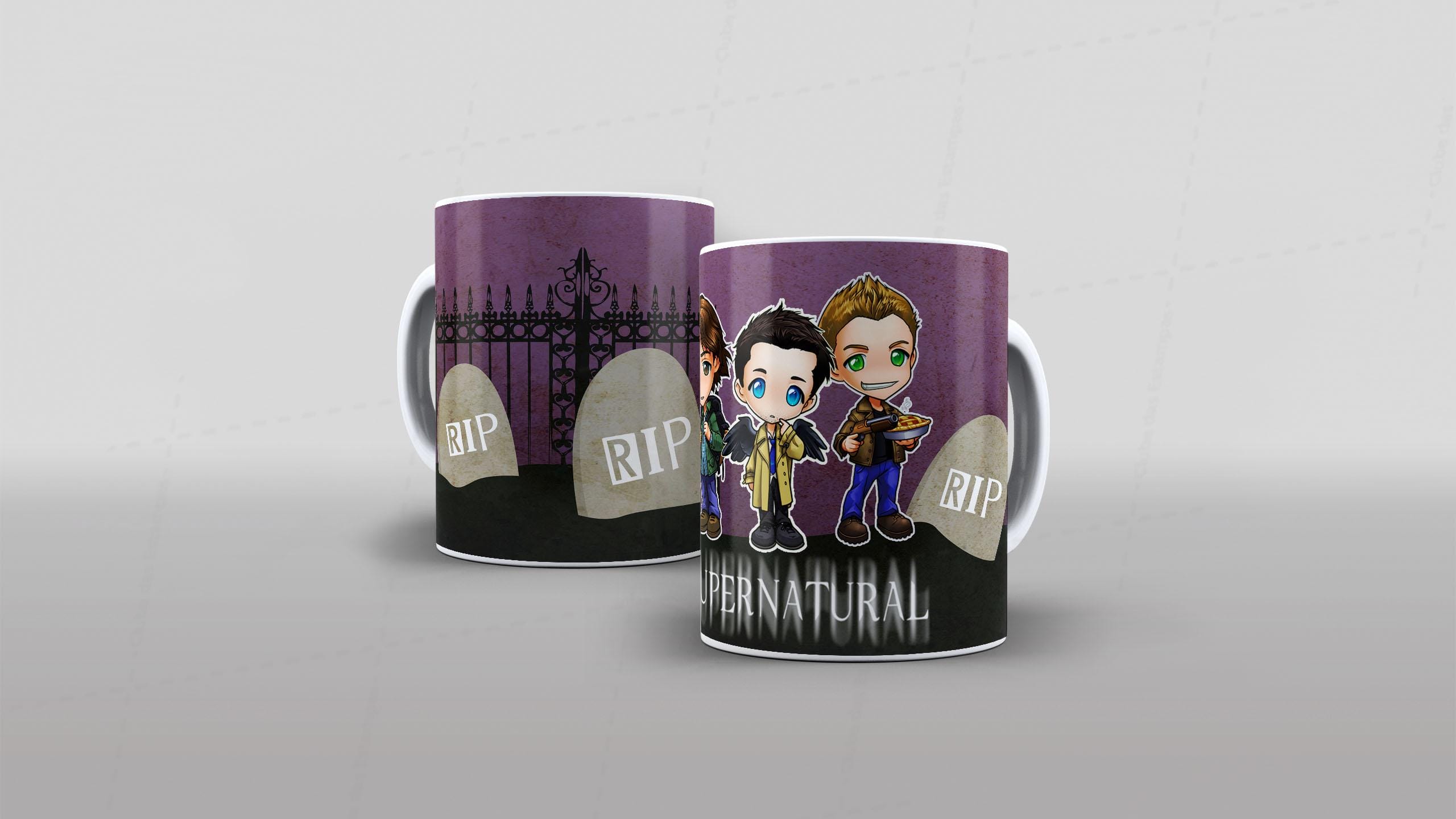 Arte SUPERNATURAL (31) pra caneca-7087