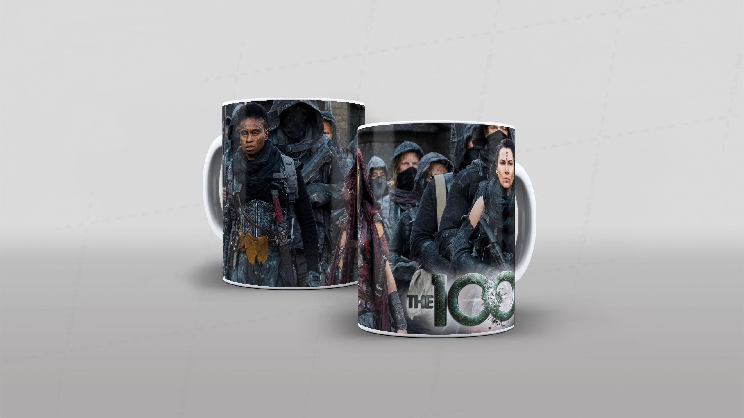 Arte The 100 (10) pra caneca-7107