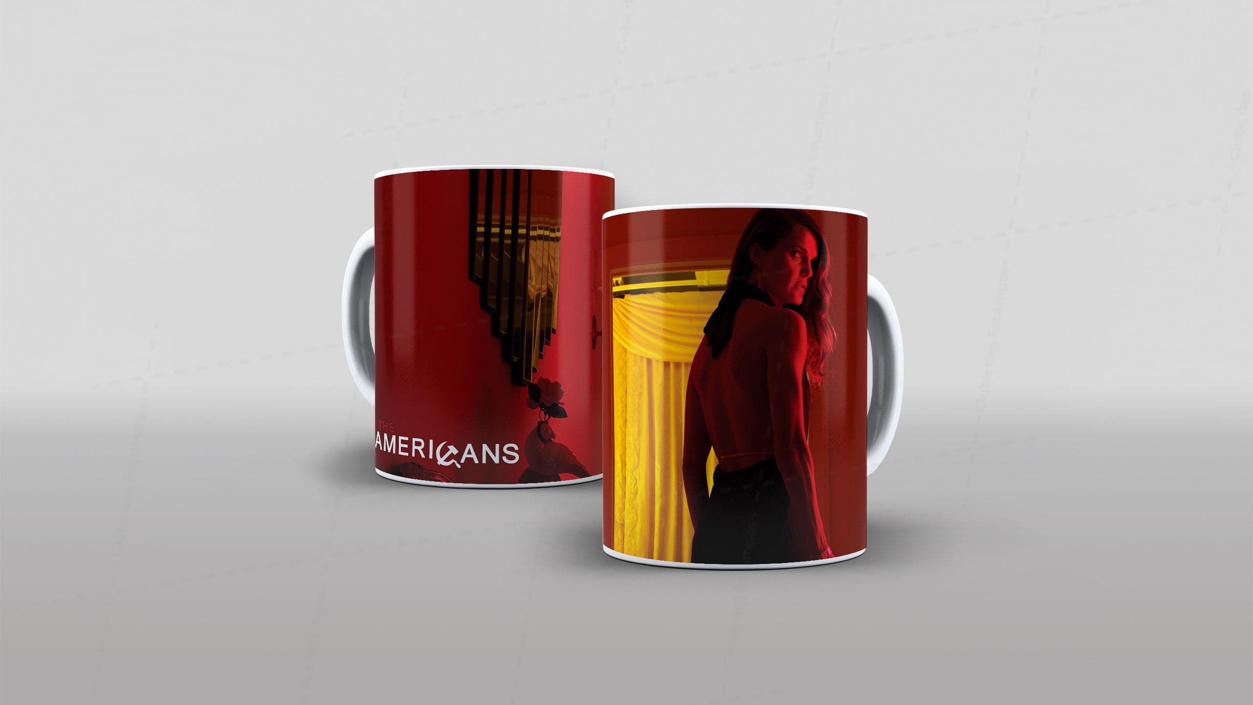 Arte THE AMERICANS (2) pra caneca-7111