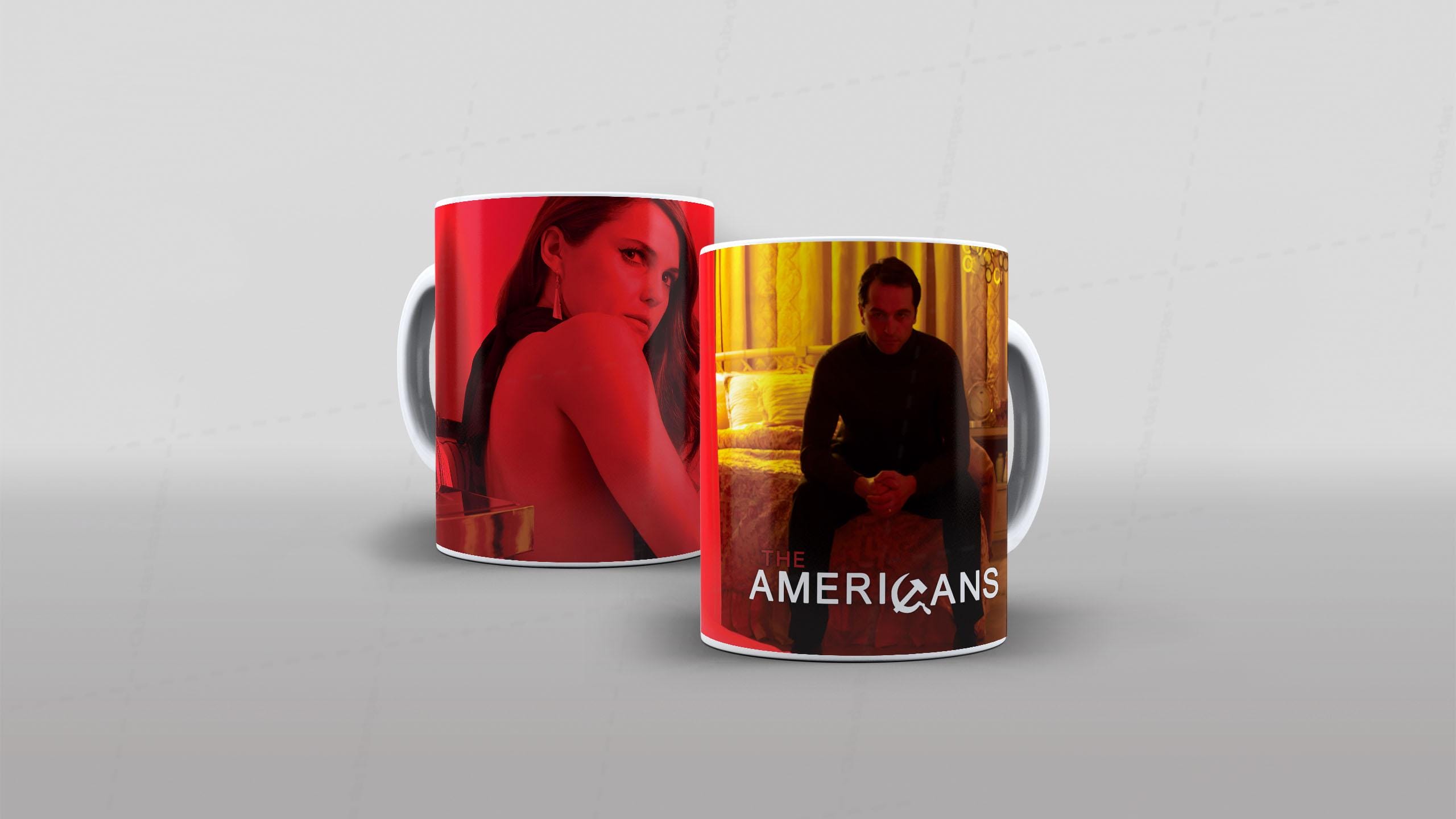 Arte THE AMERICANS (4) pra caneca-7113