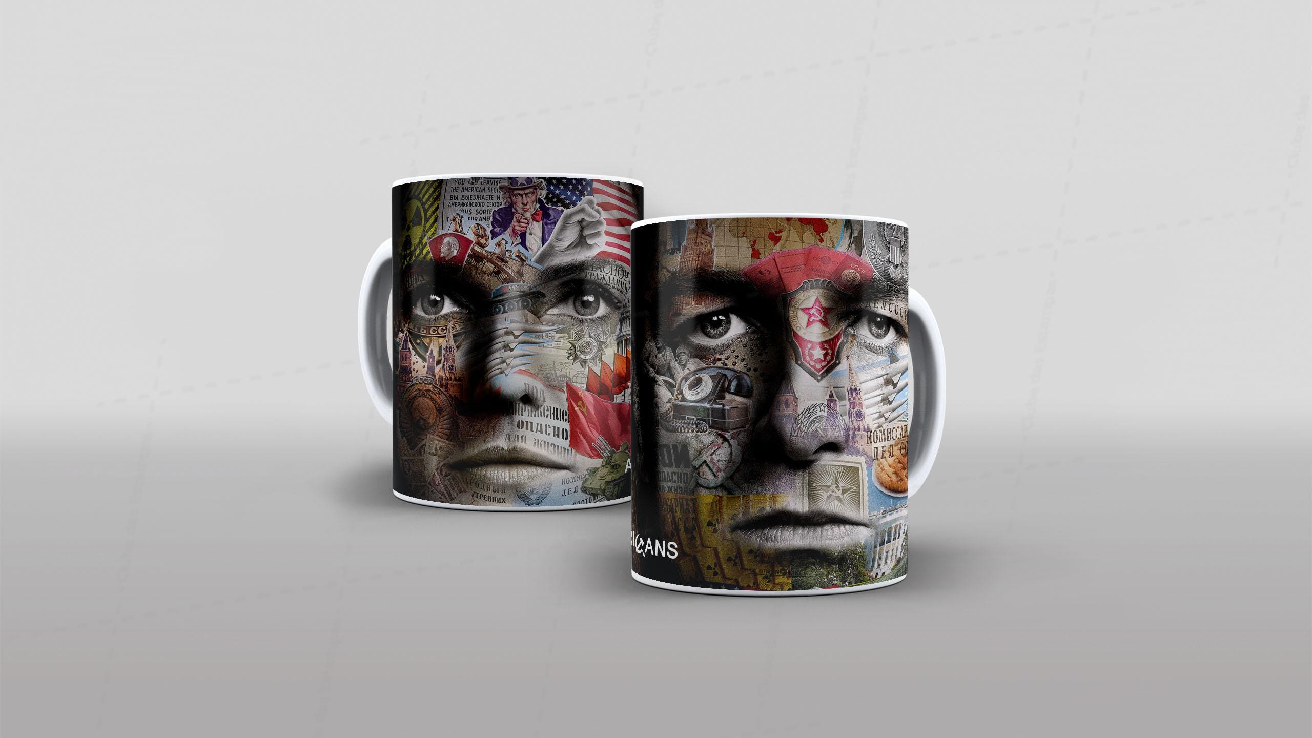 Arte THE AMERICANS (5) pra caneca-7114