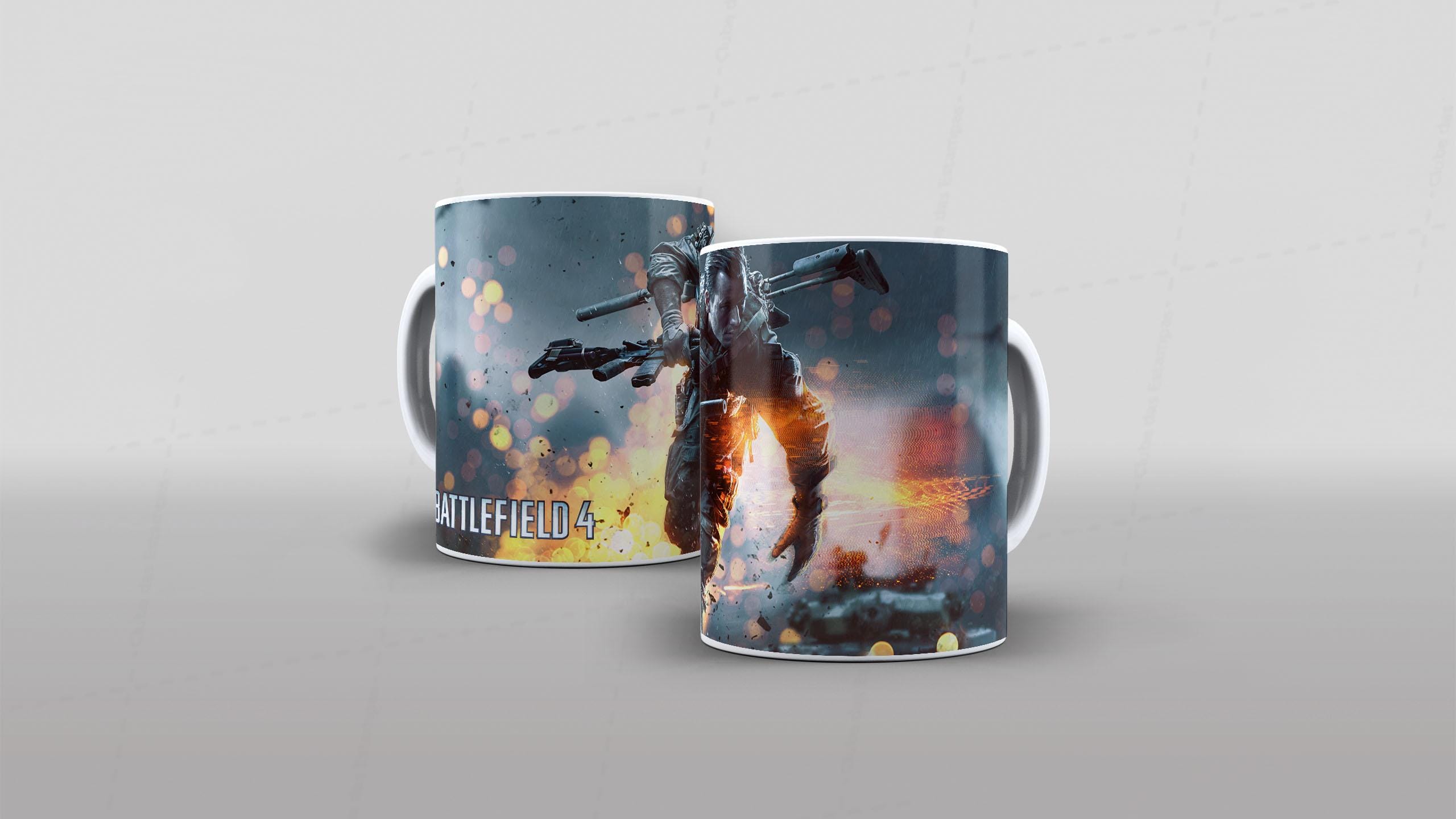 Arte battlefield tema video-game (5-7151