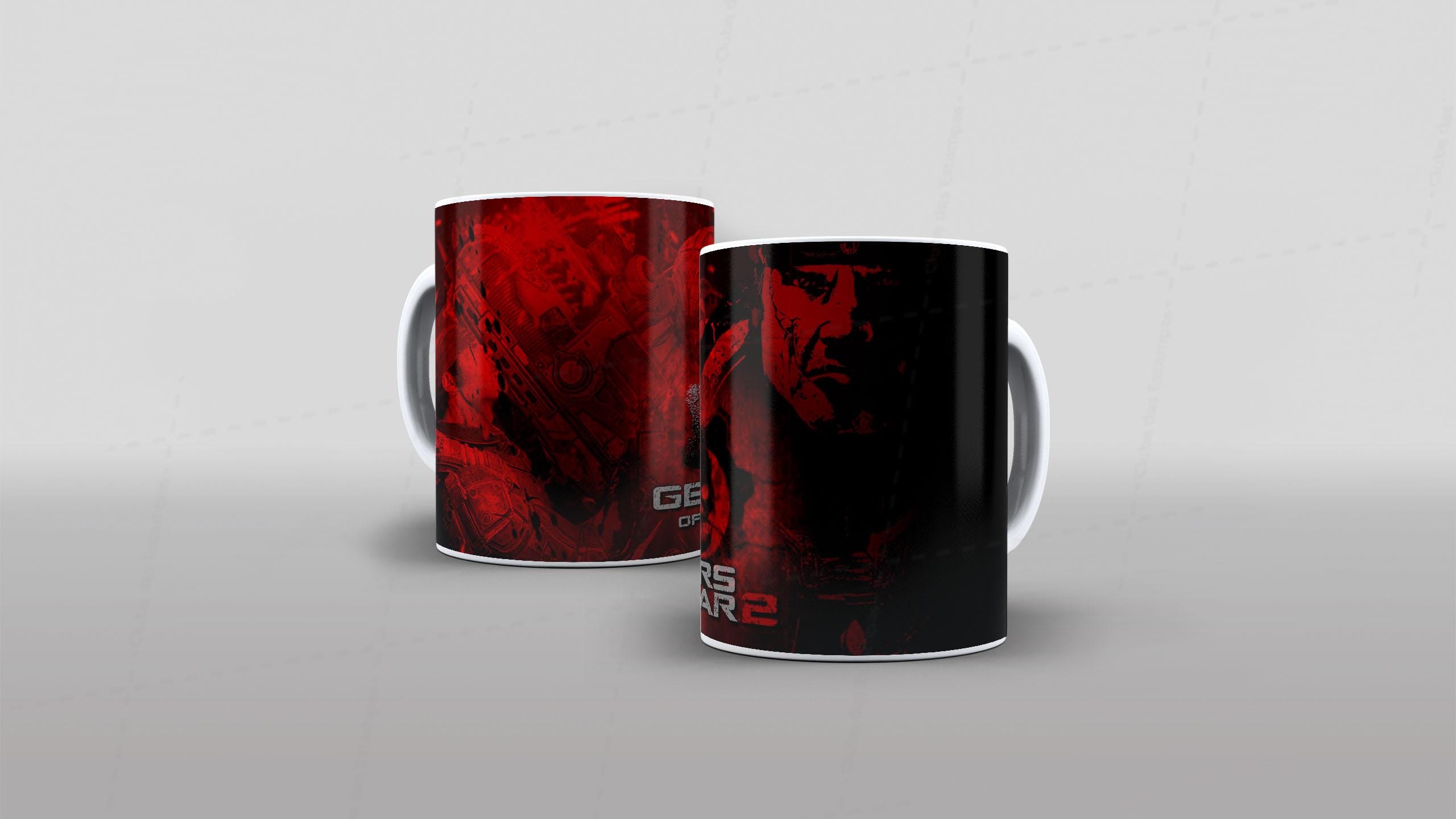 Arte Gears Of War tema video-game (5-7309