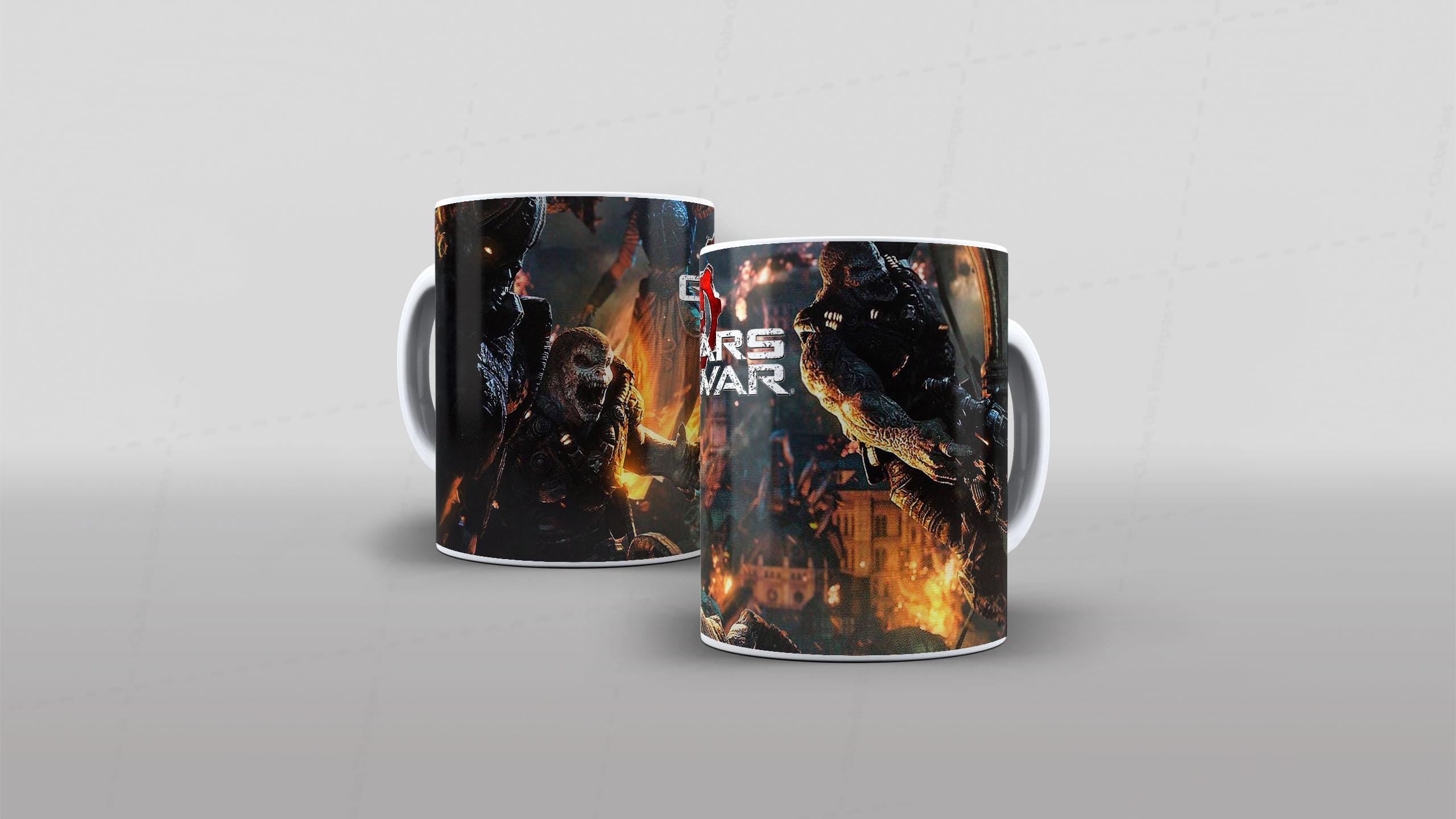 Arte Gears Of War tema video-game (9-7313