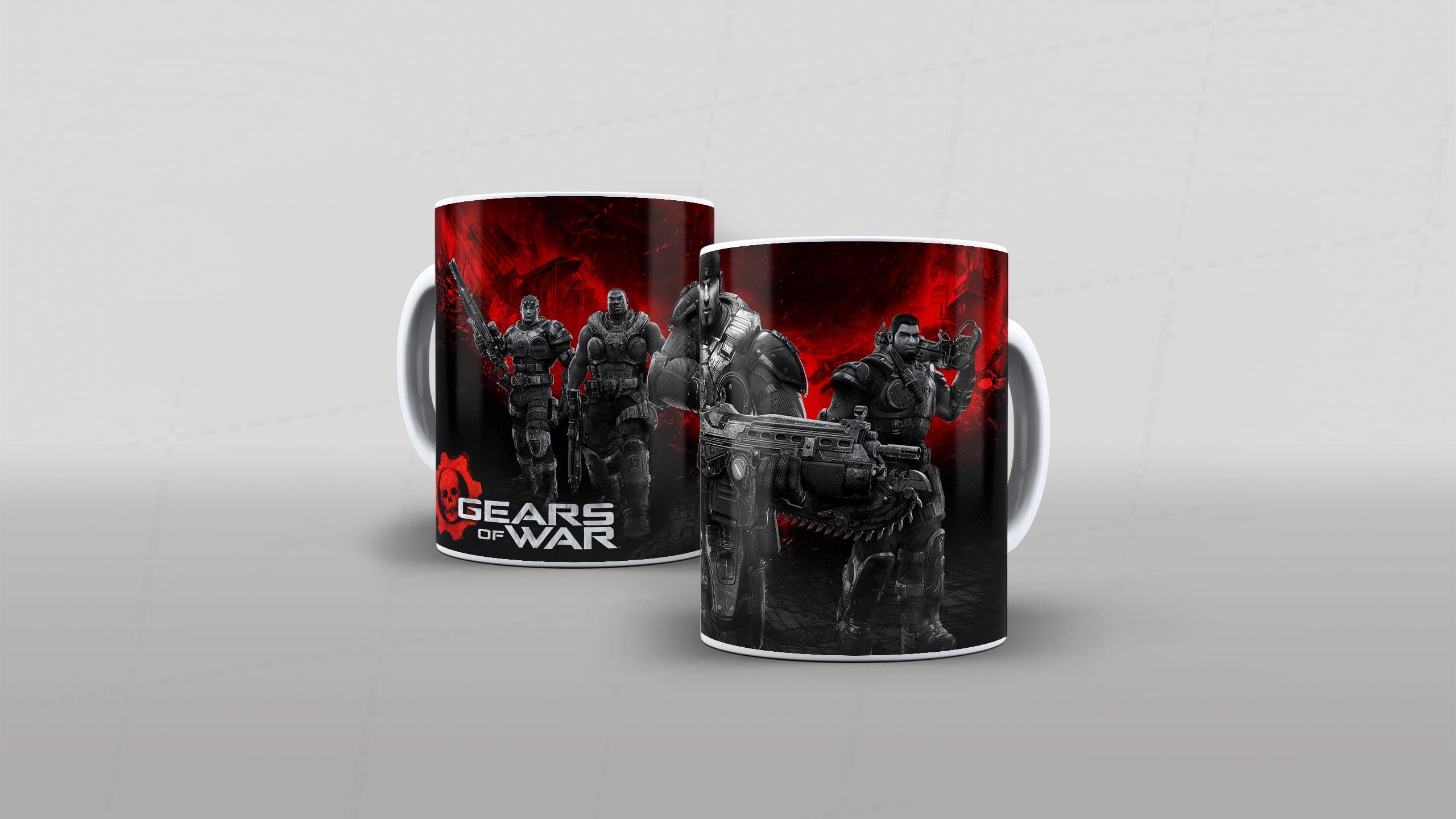Arte Gears Of War tema video-game (14-7318