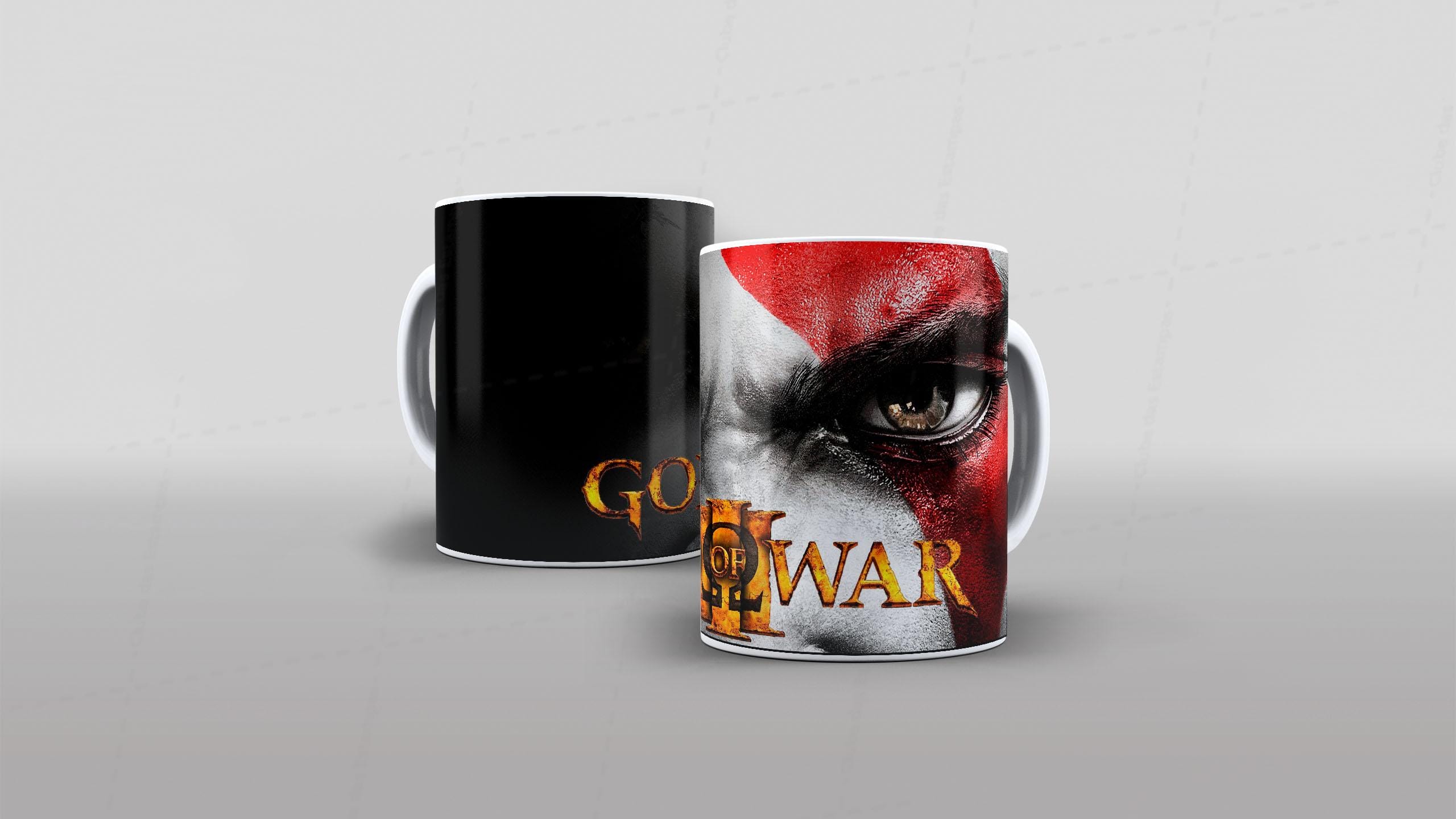 Arte GOD OF WAR tema video-game (5-7342
