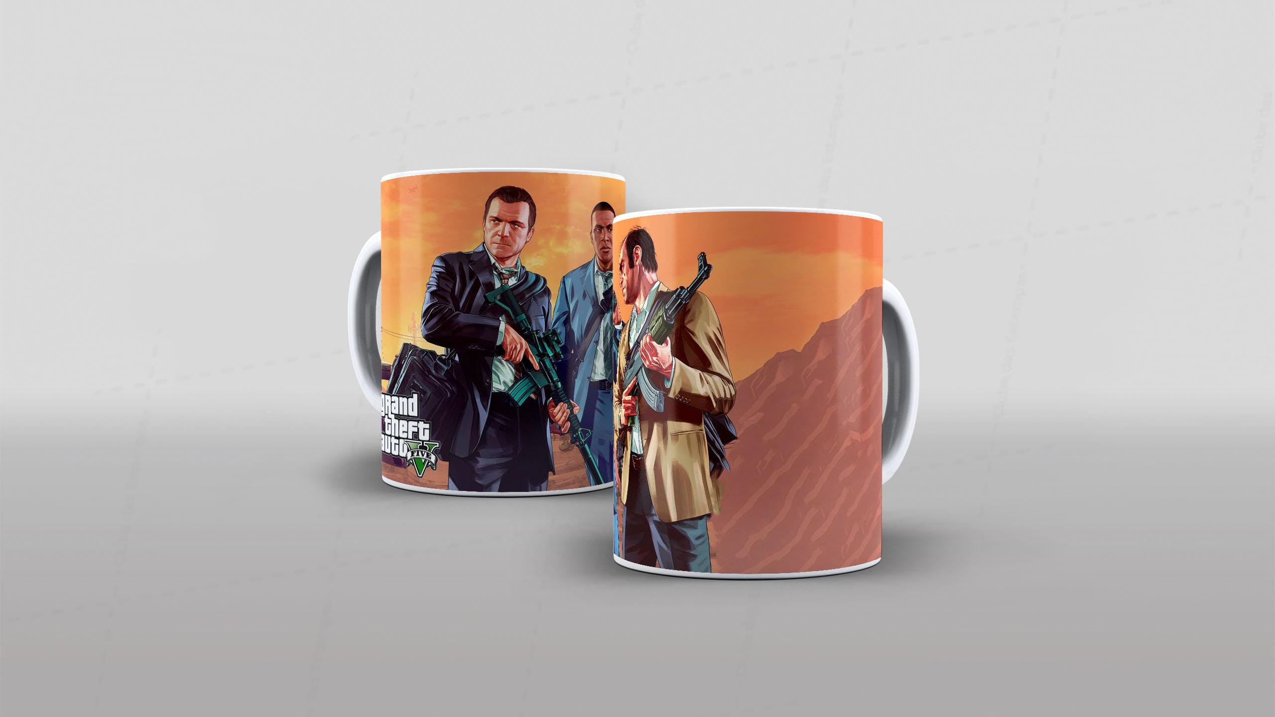 Arte GTA tema video-game (1-7343