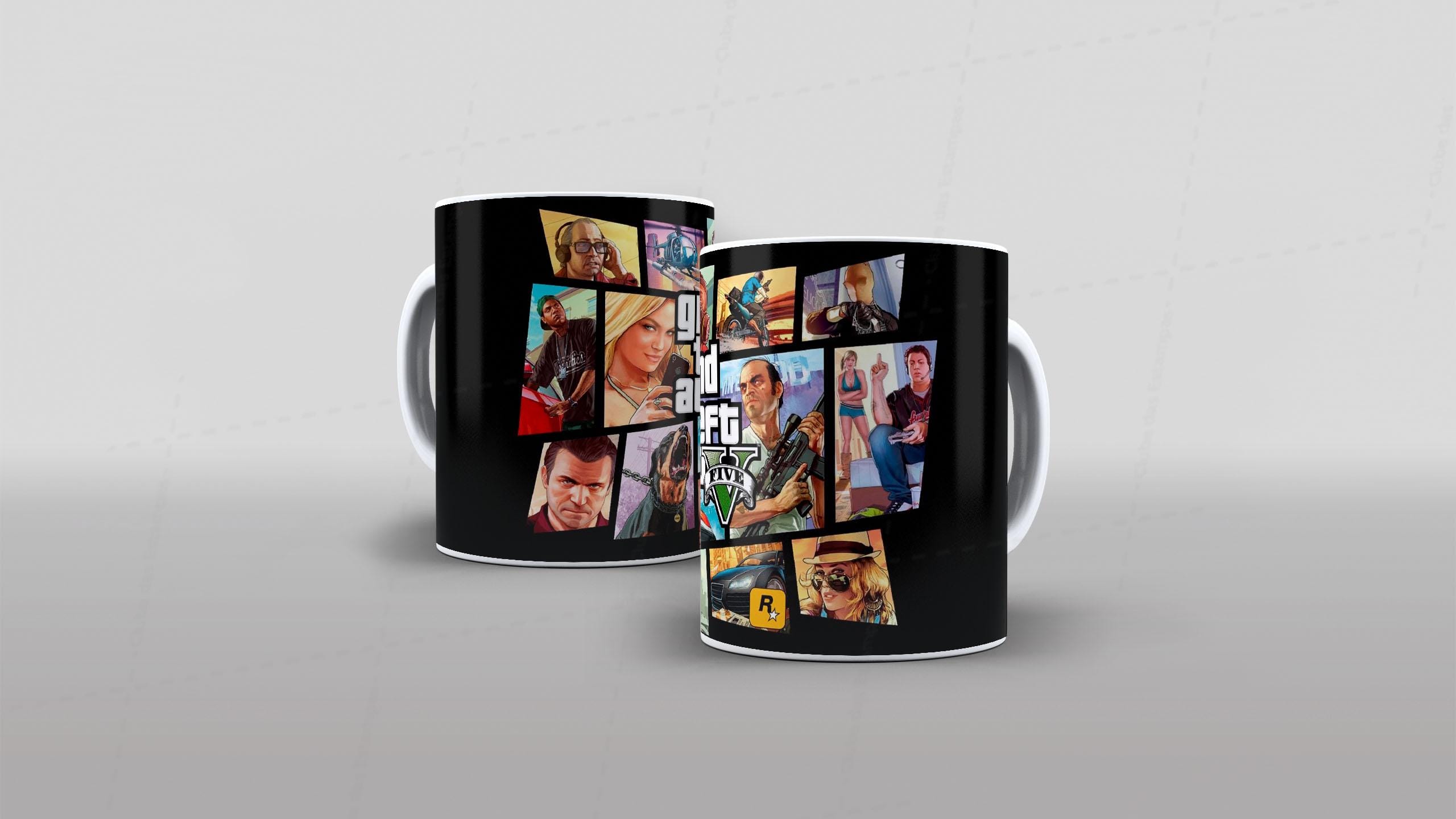 Arte GTA tema video-game (6-7348