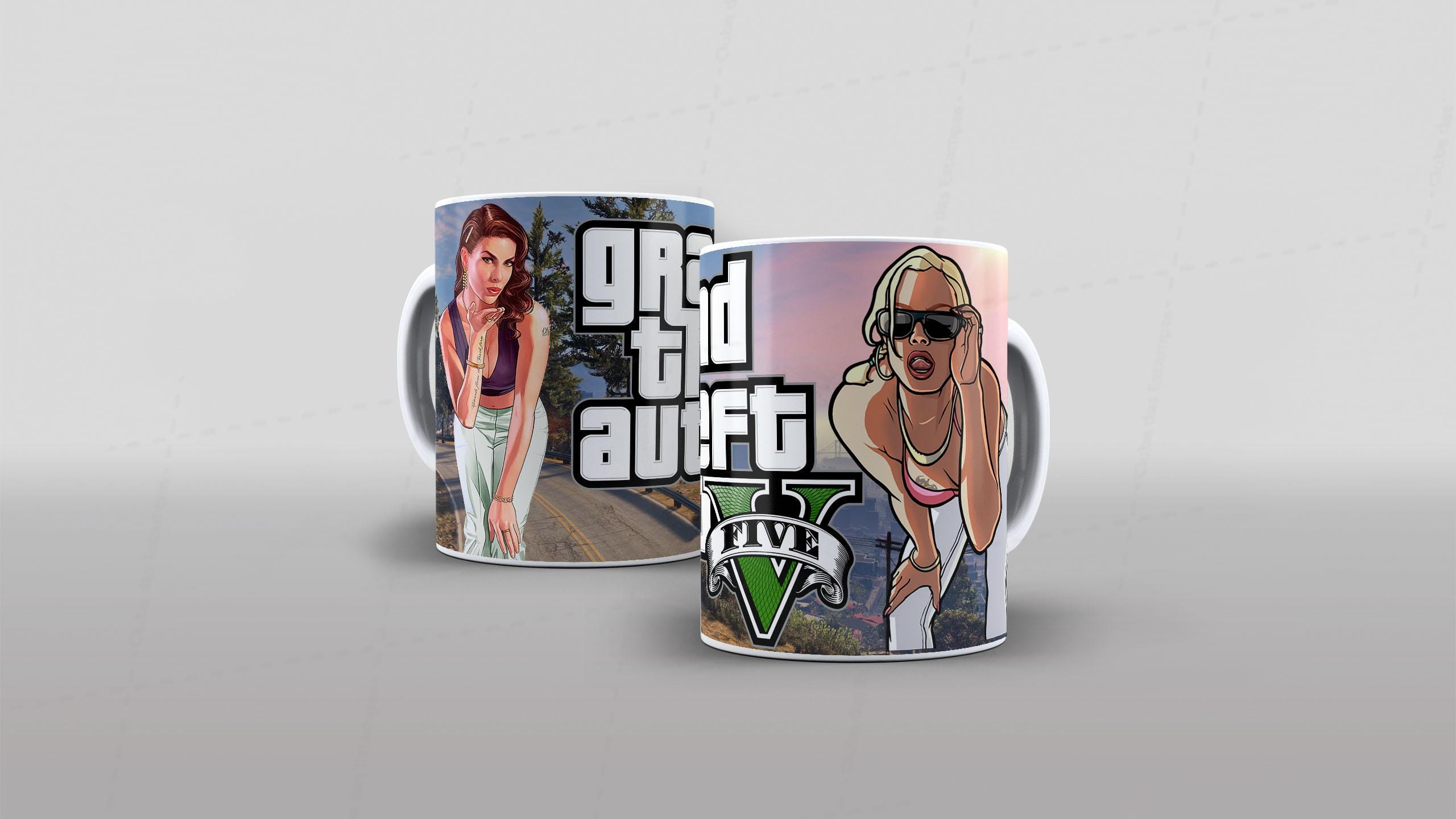 Arte GTA tema video-game (12-7354