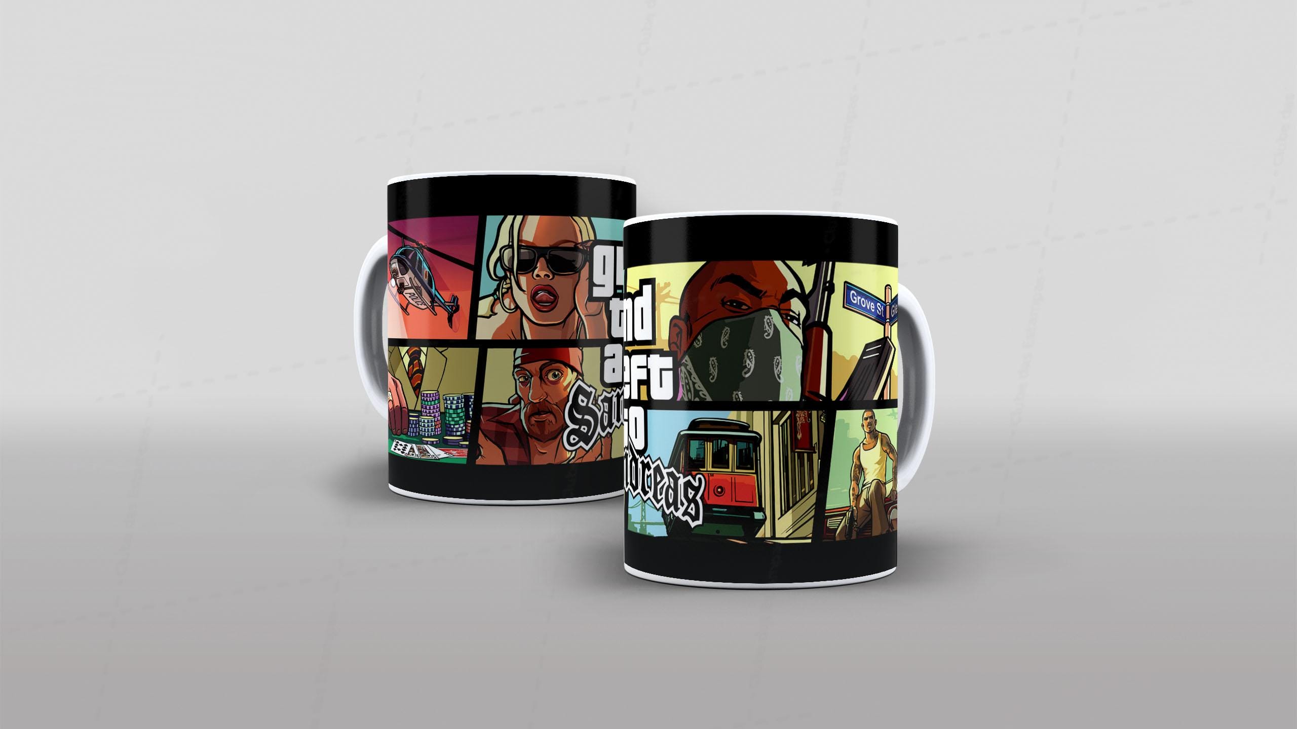 Arte GTA tema video-game (14-7356