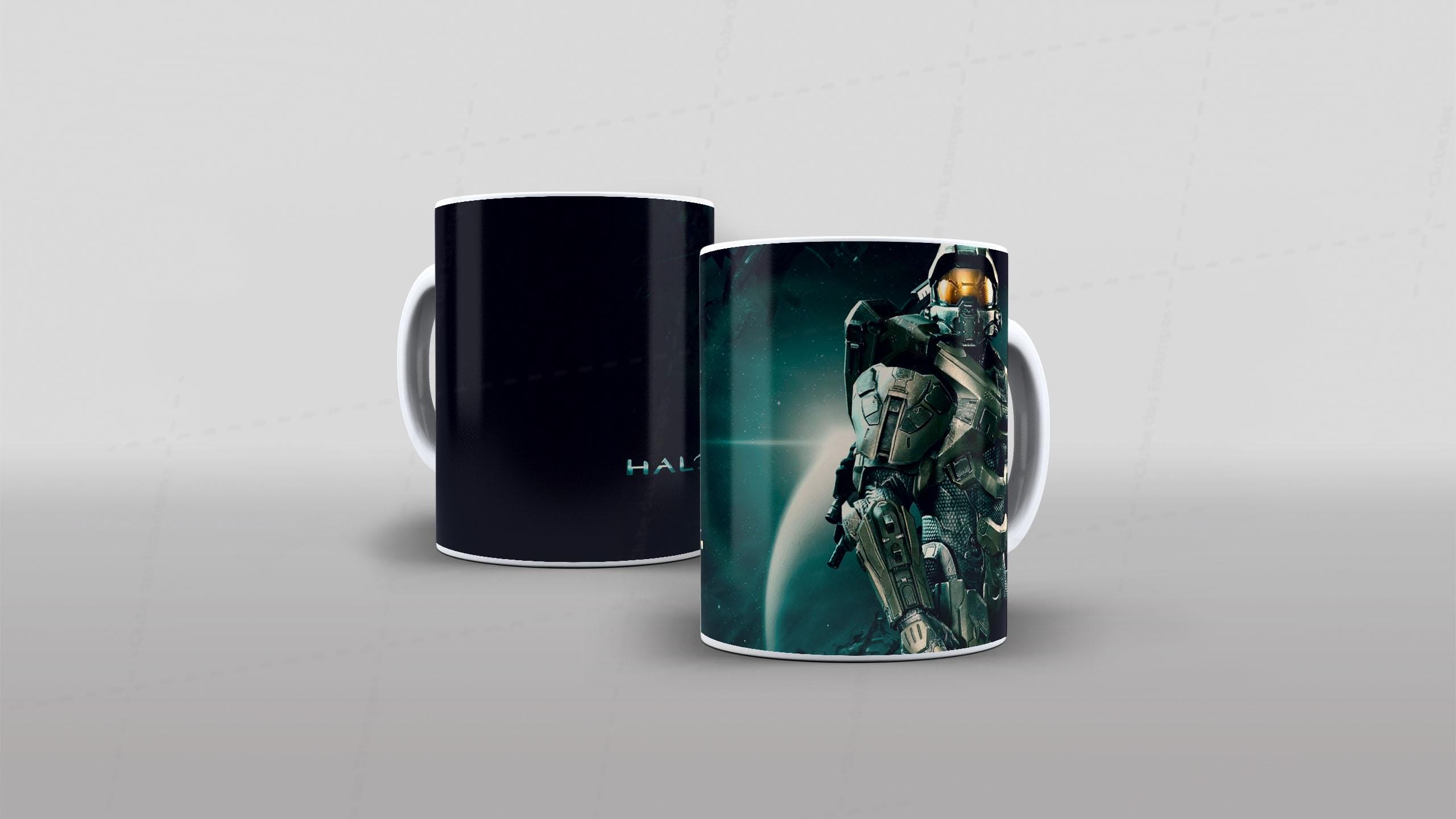 Arte HALO tema video-game (4-7361