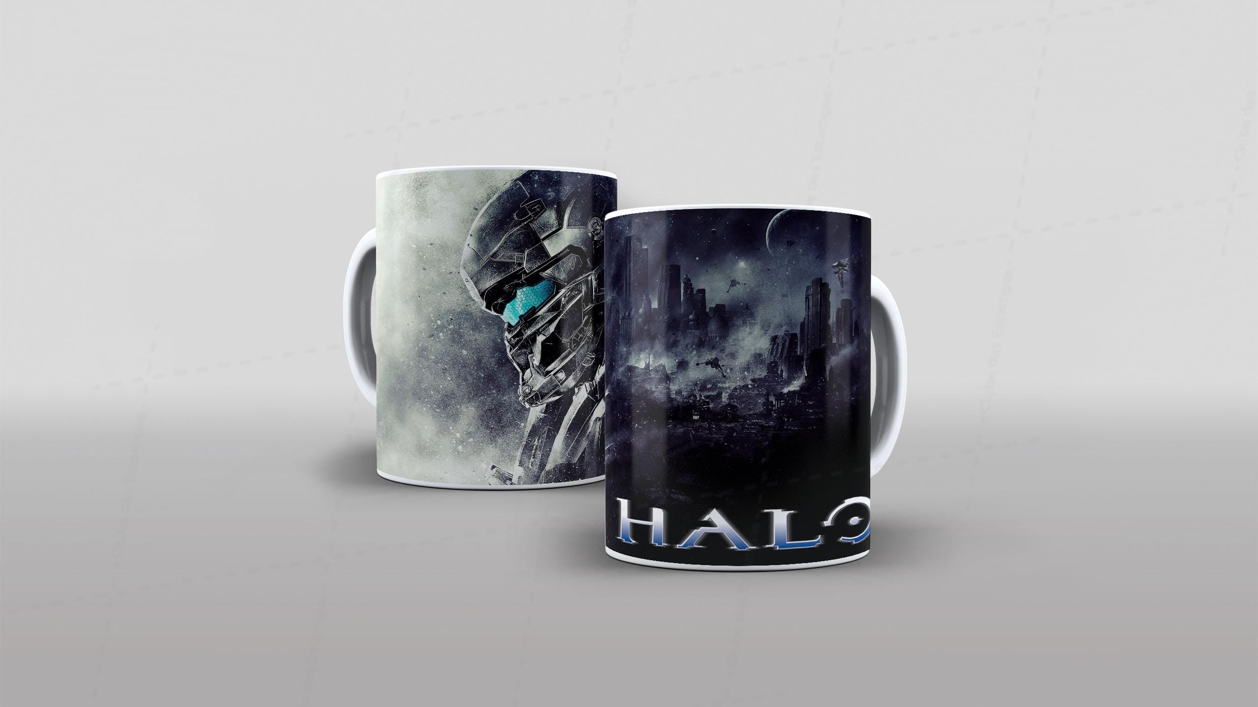 Arte HALO tema video-game (11-7368