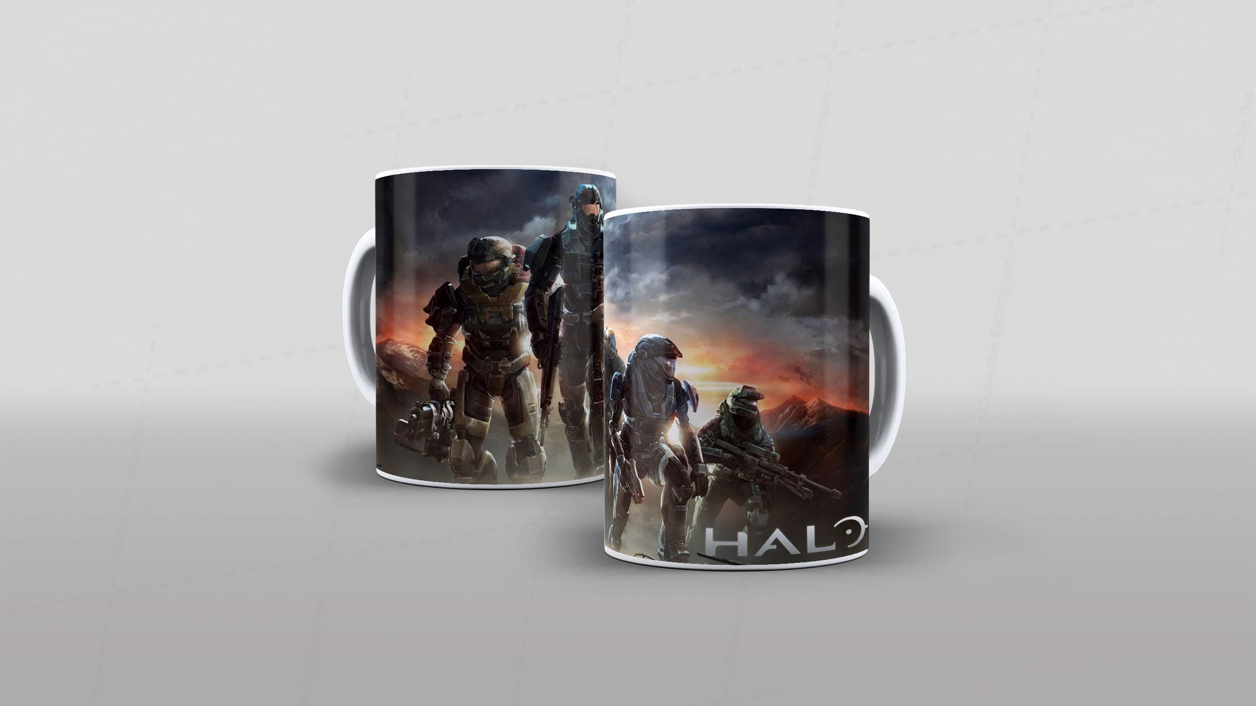 Arte HALO tema video-game (13-7370