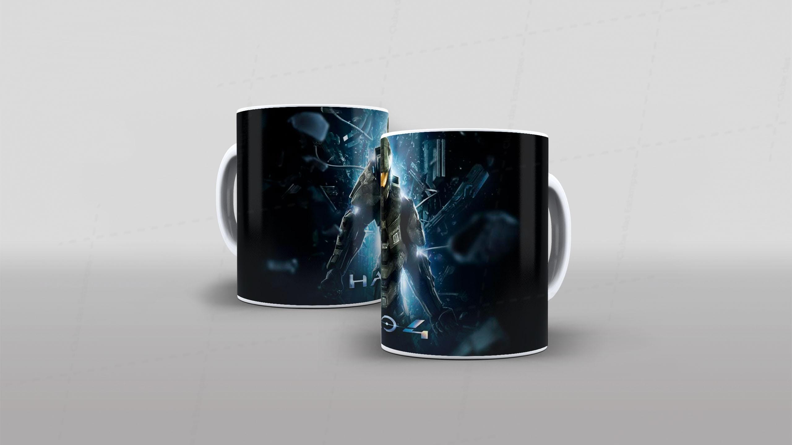 Arte HALO tema video-game (14-7371