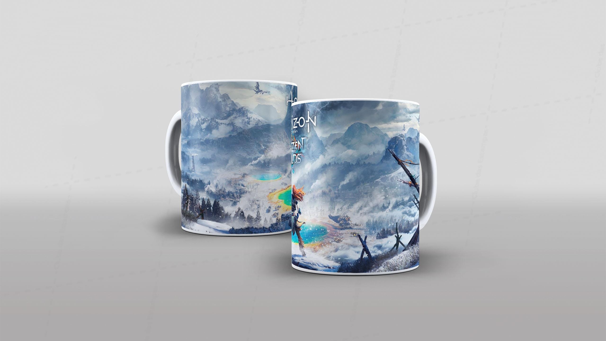 Arte horizon zero dawn tema video-game (10-7404