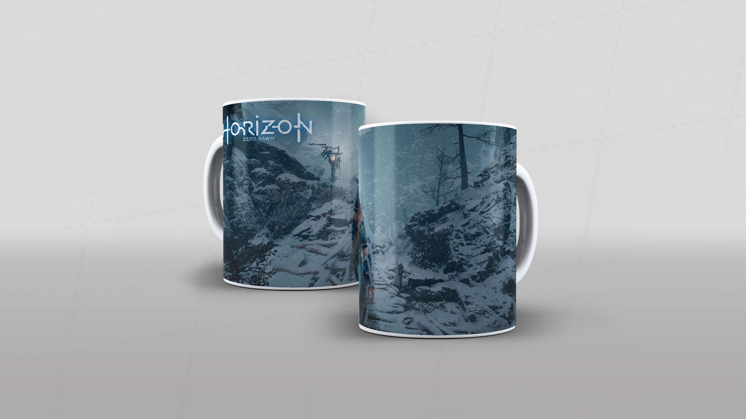 Arte horizon zero dawn tema video-game (19-7413