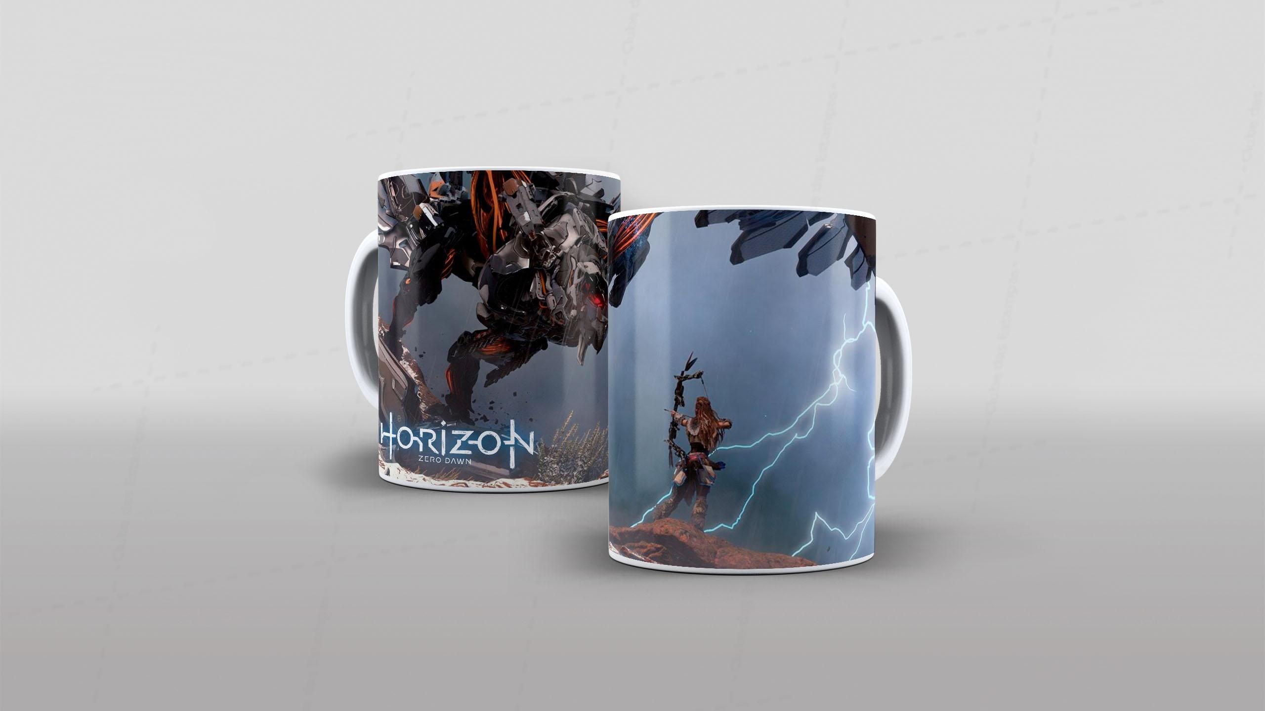 Arte horizon zero dawn tema video-game (20-7414