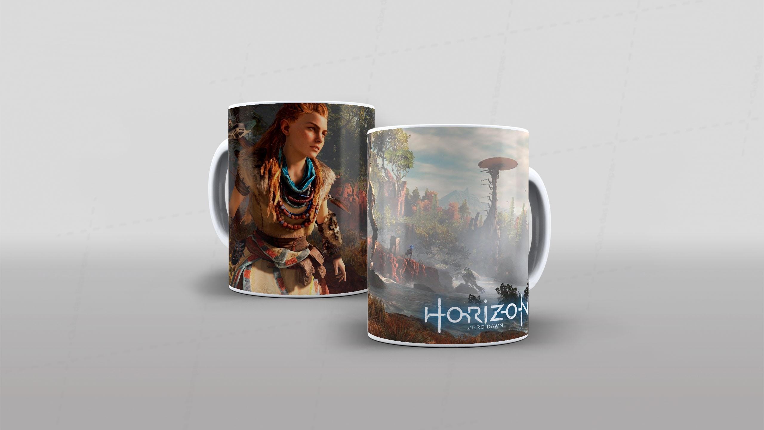 Arte horizon zero dawn tema video-game (22-7416