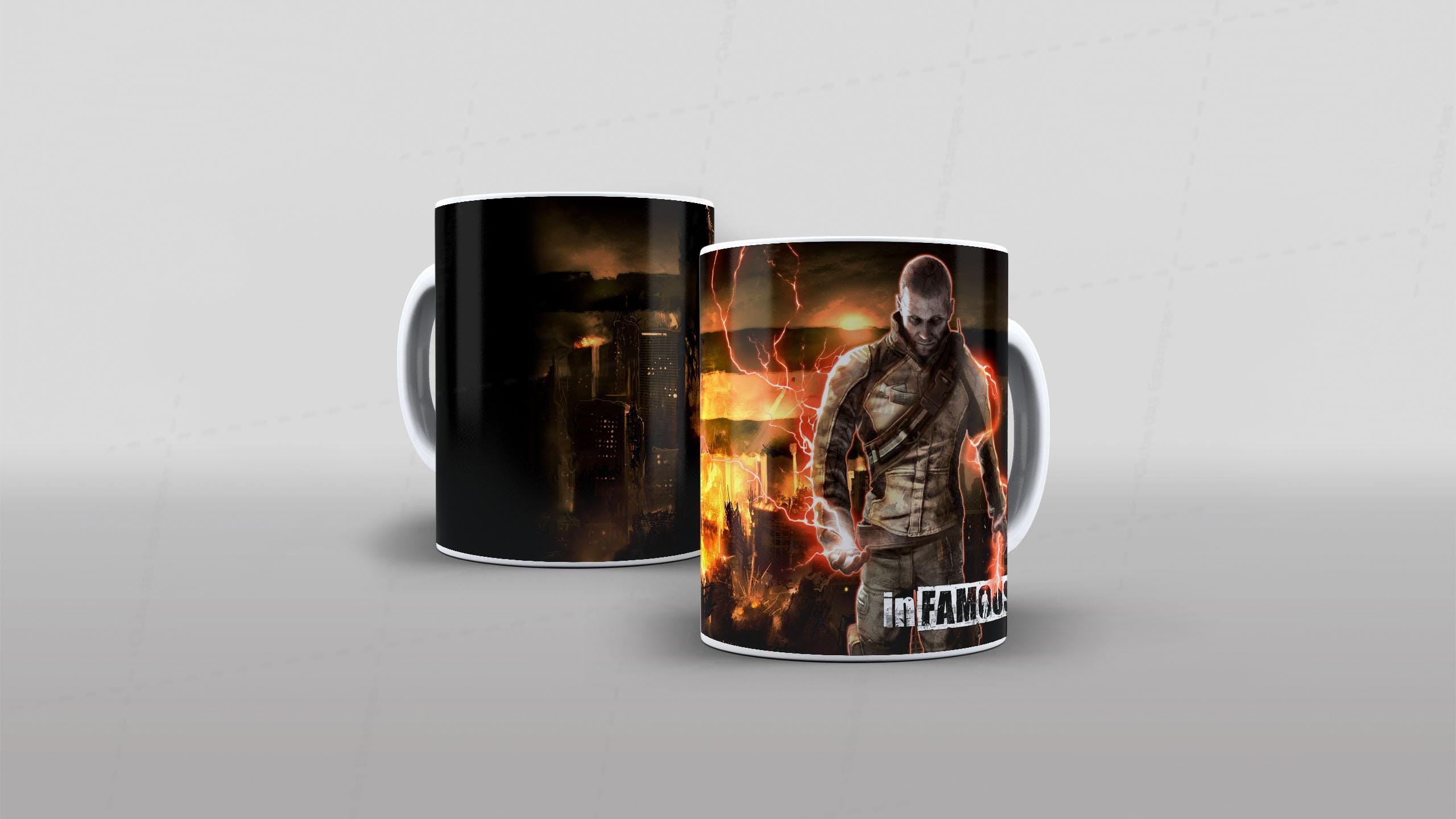 Arte Infamous tema video-game (4-7420