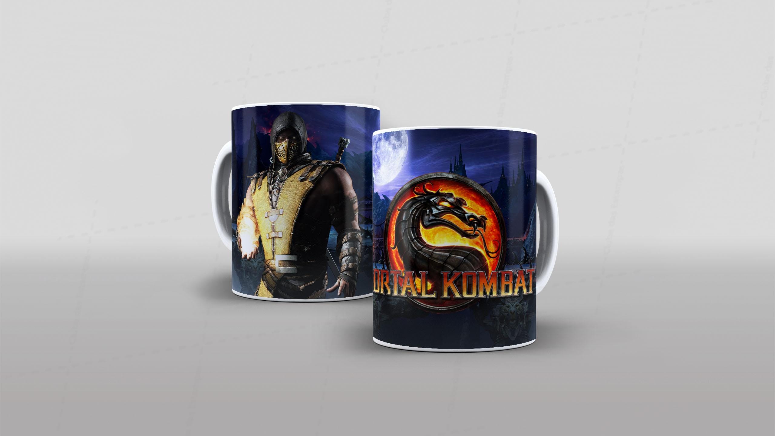 Arte MORTAL KOMBAT tema video-game (4-7561