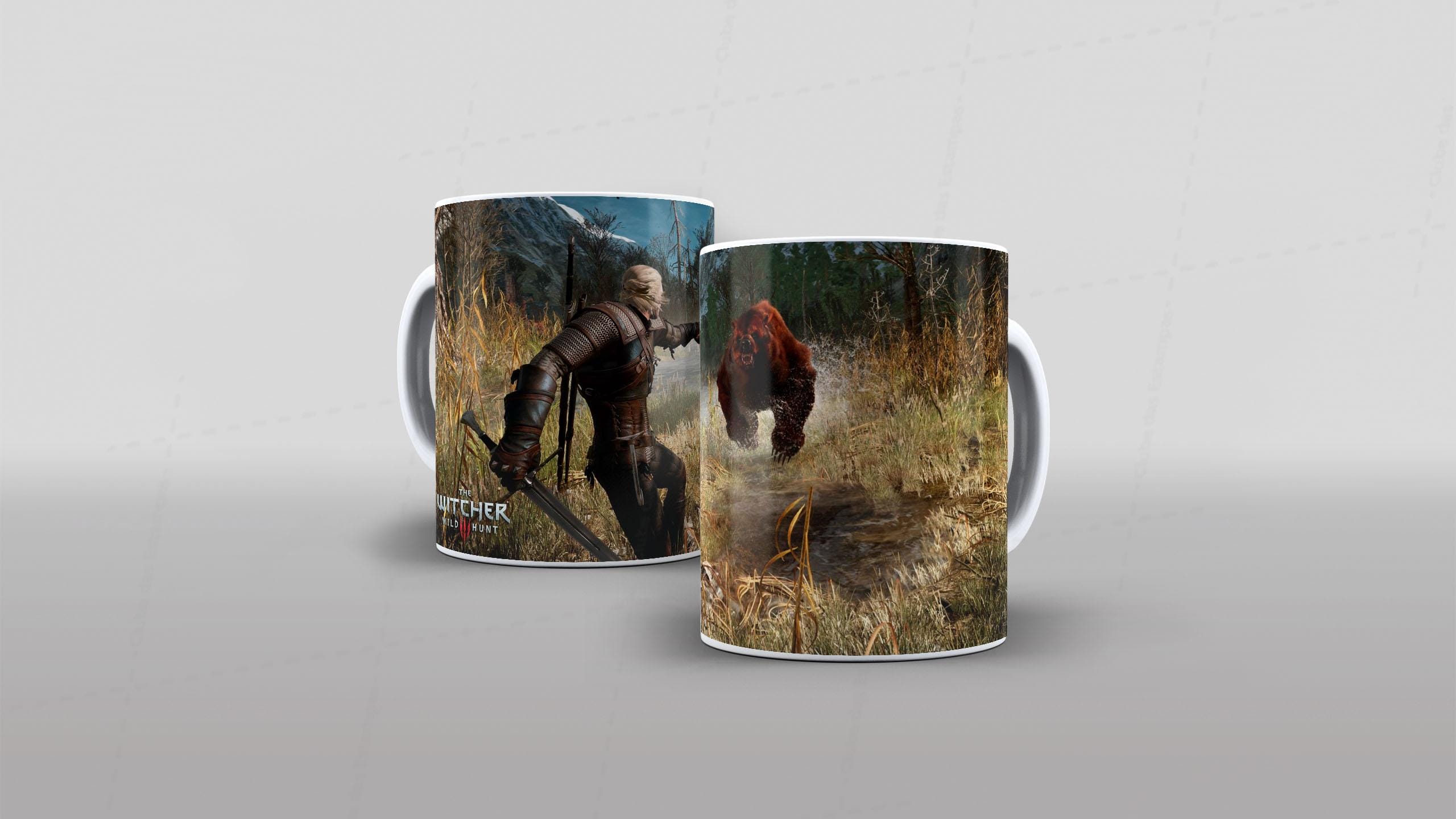 Arte THE WITCHER tema video-game (10-7781