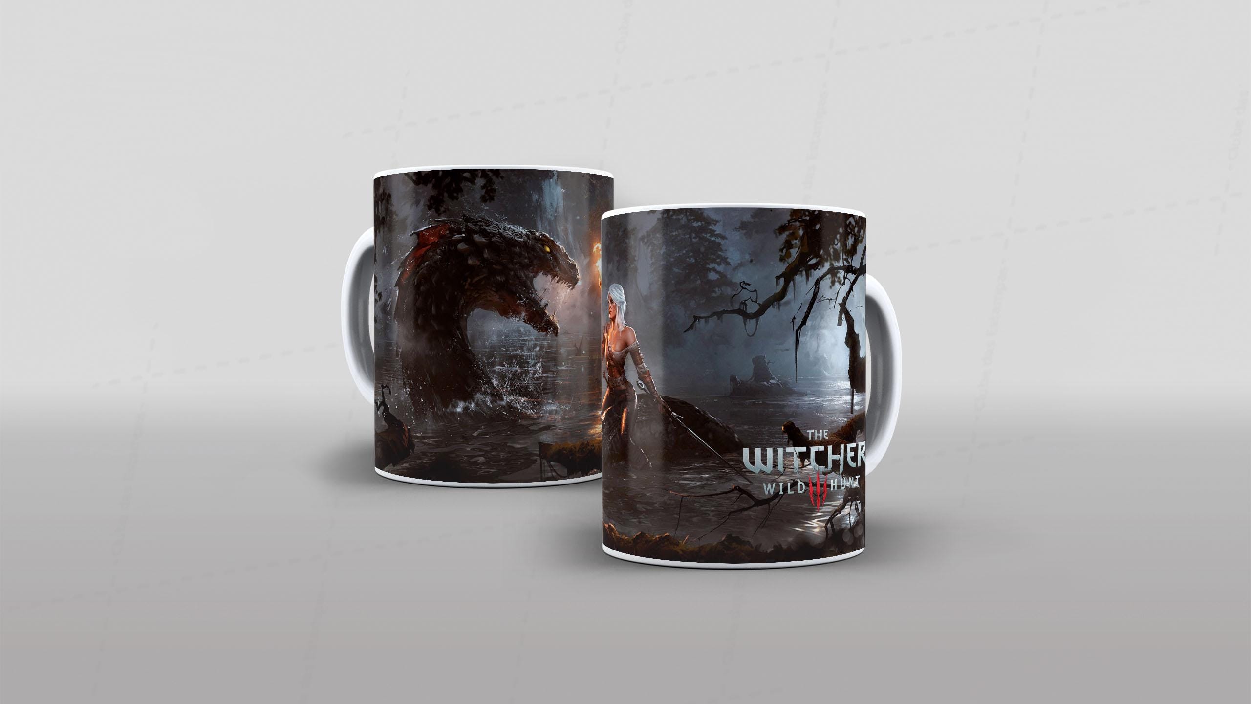 Arte THE WITCHER tema video-game (19-7790