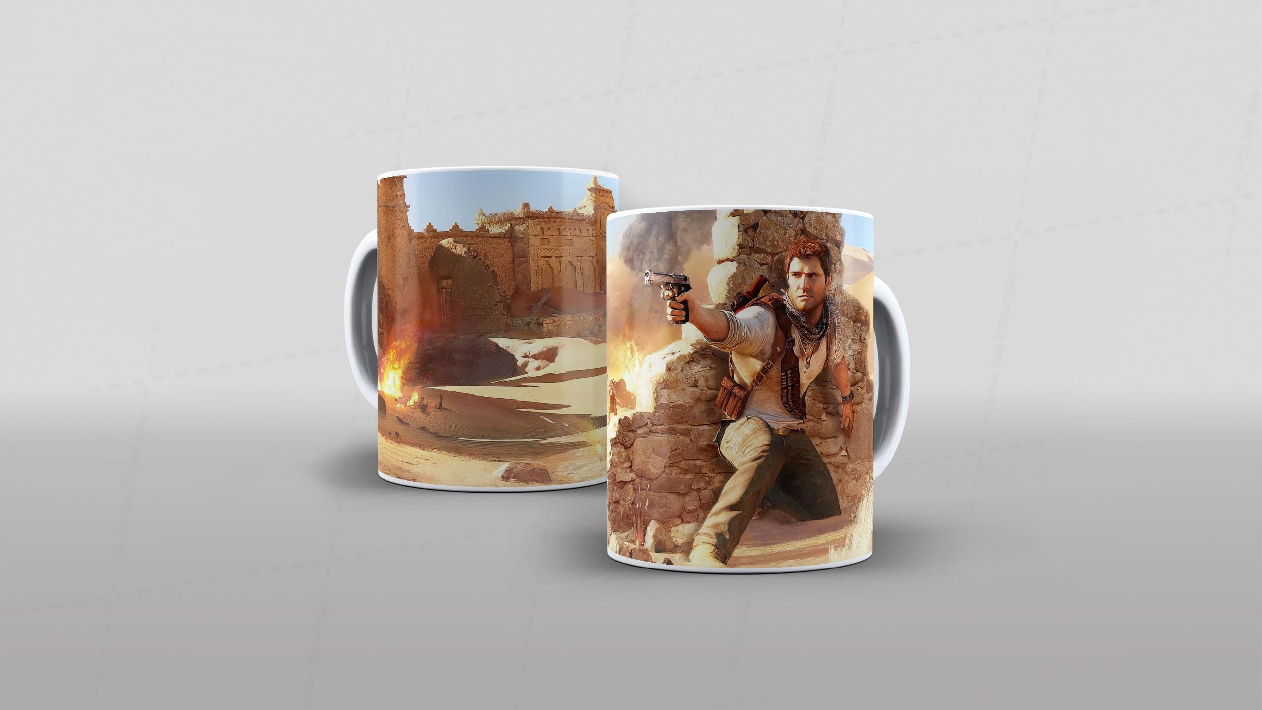 Arte UNCHARTED tema video-game (25-7847