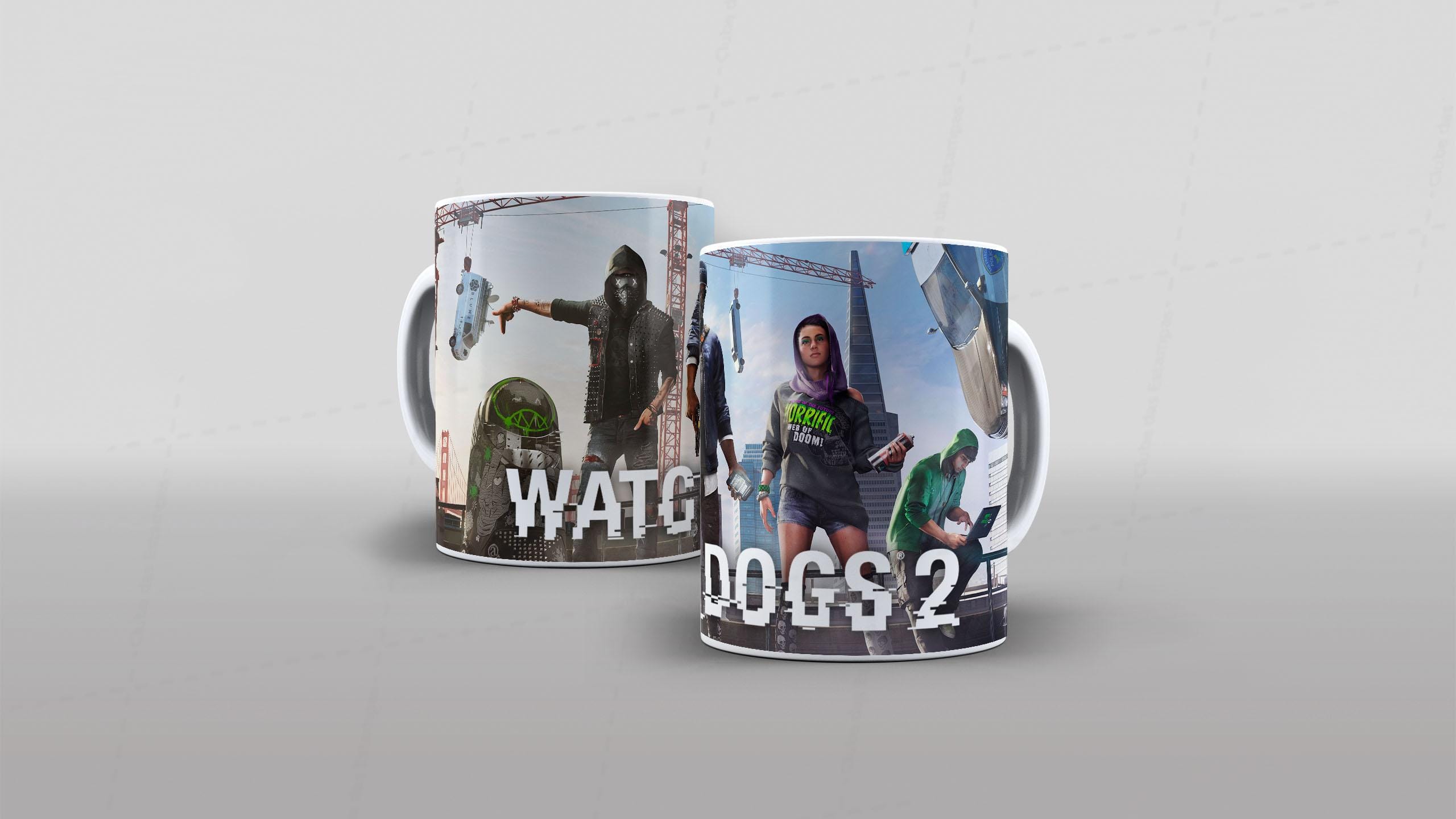 Arte Watch Dogs tema video-game (7-7879
