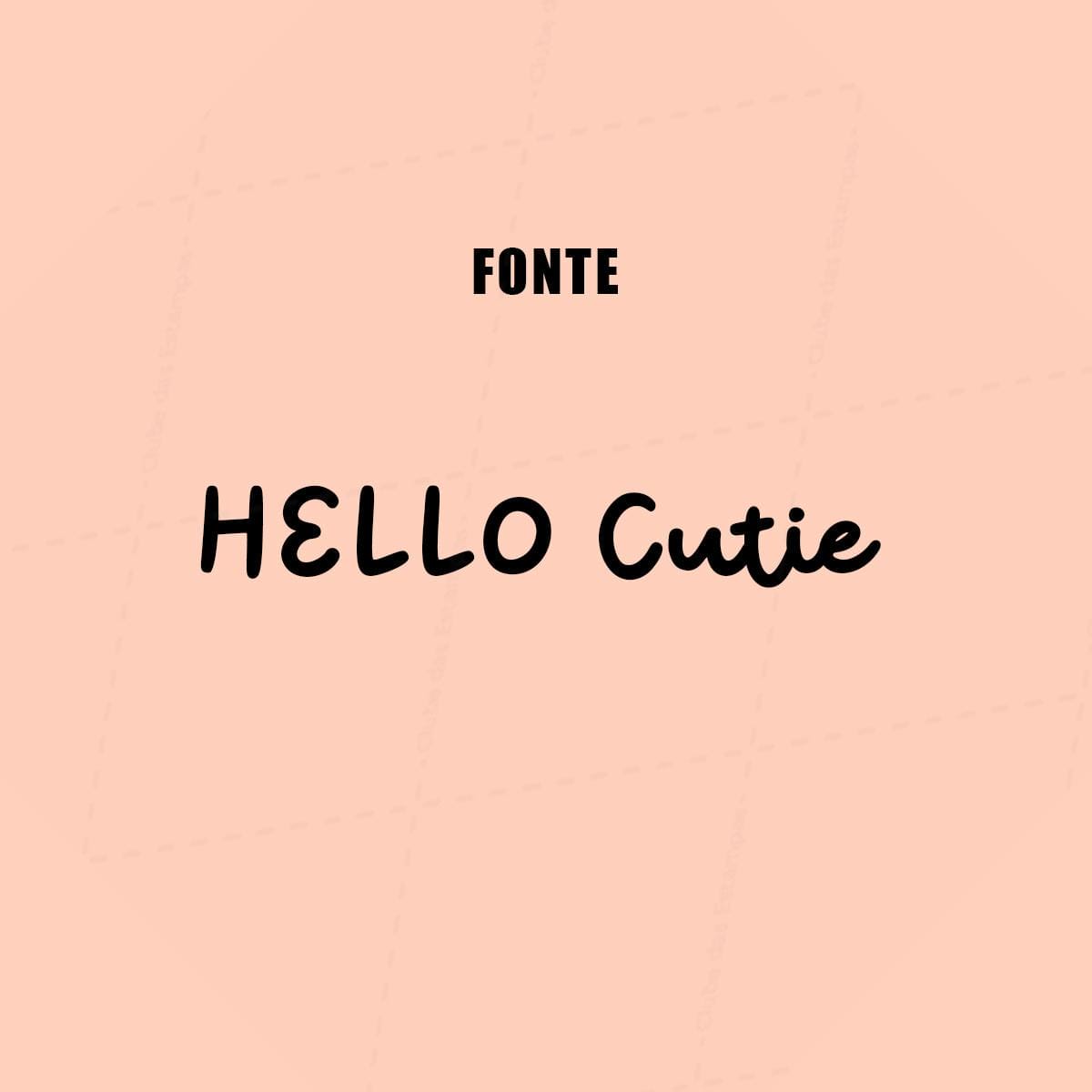 Fonte HELLO Cutie-7910