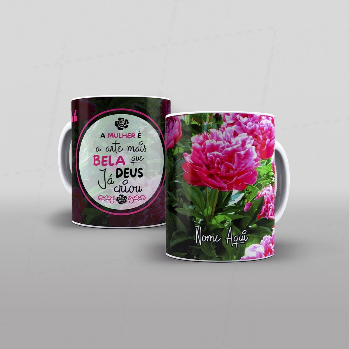 Arte a mulher e a arte mais bela que Deus ja criou  para caneca-7964