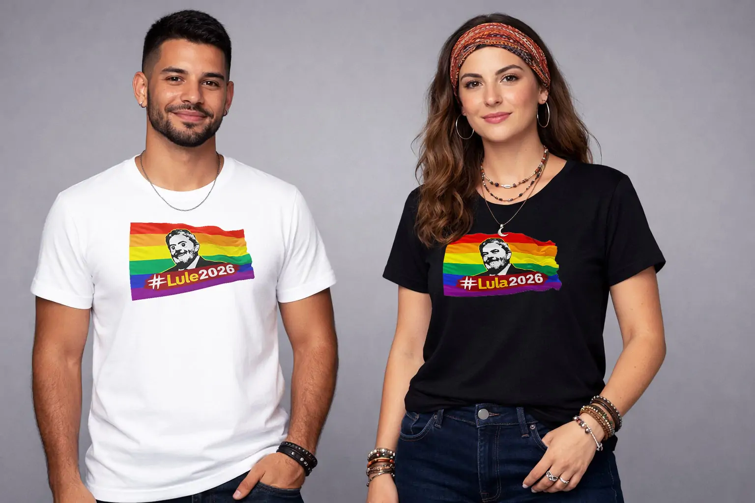 Arte para camiseta hastag lula 2026 lule2026