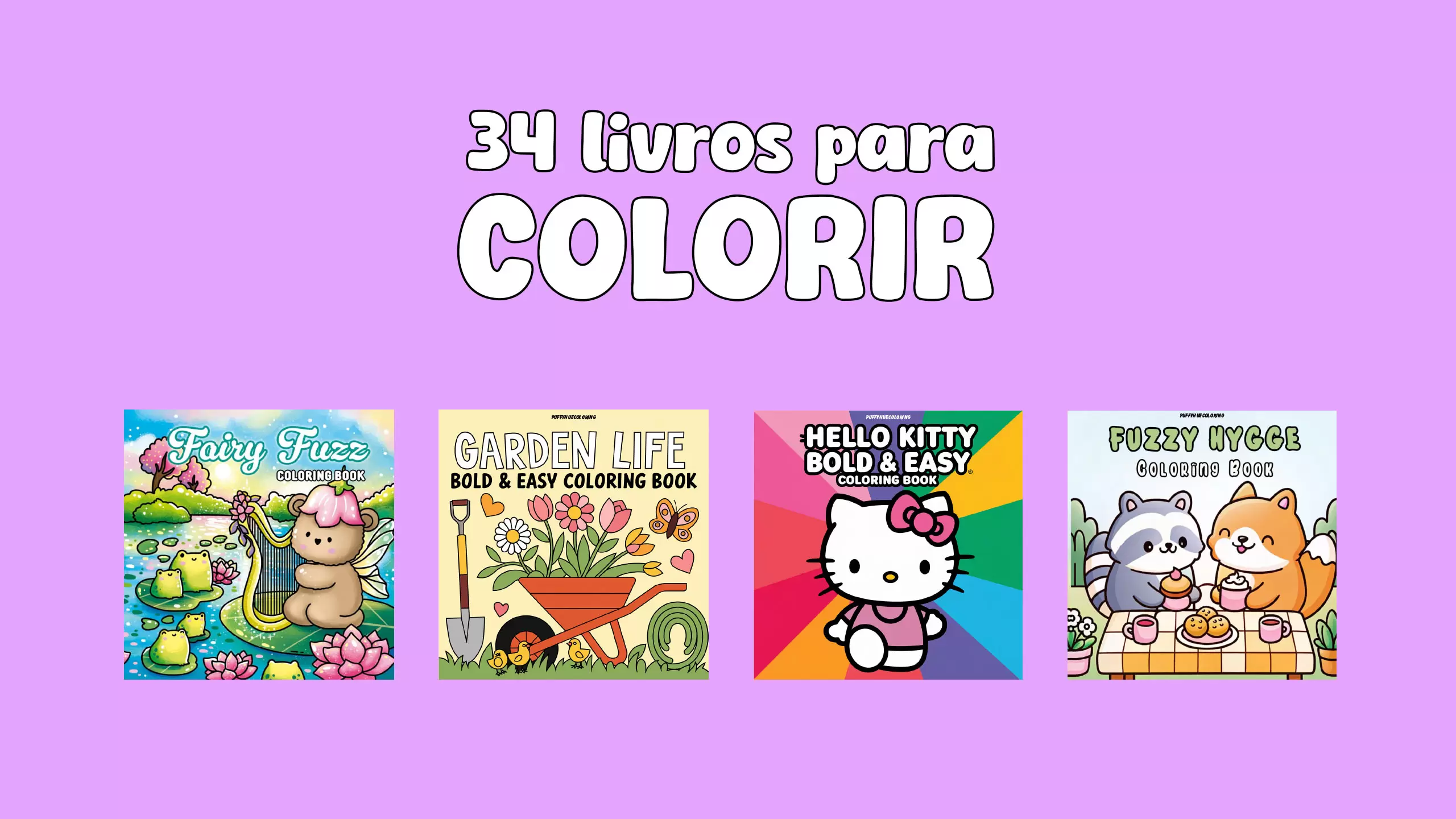 34 livros para colorir