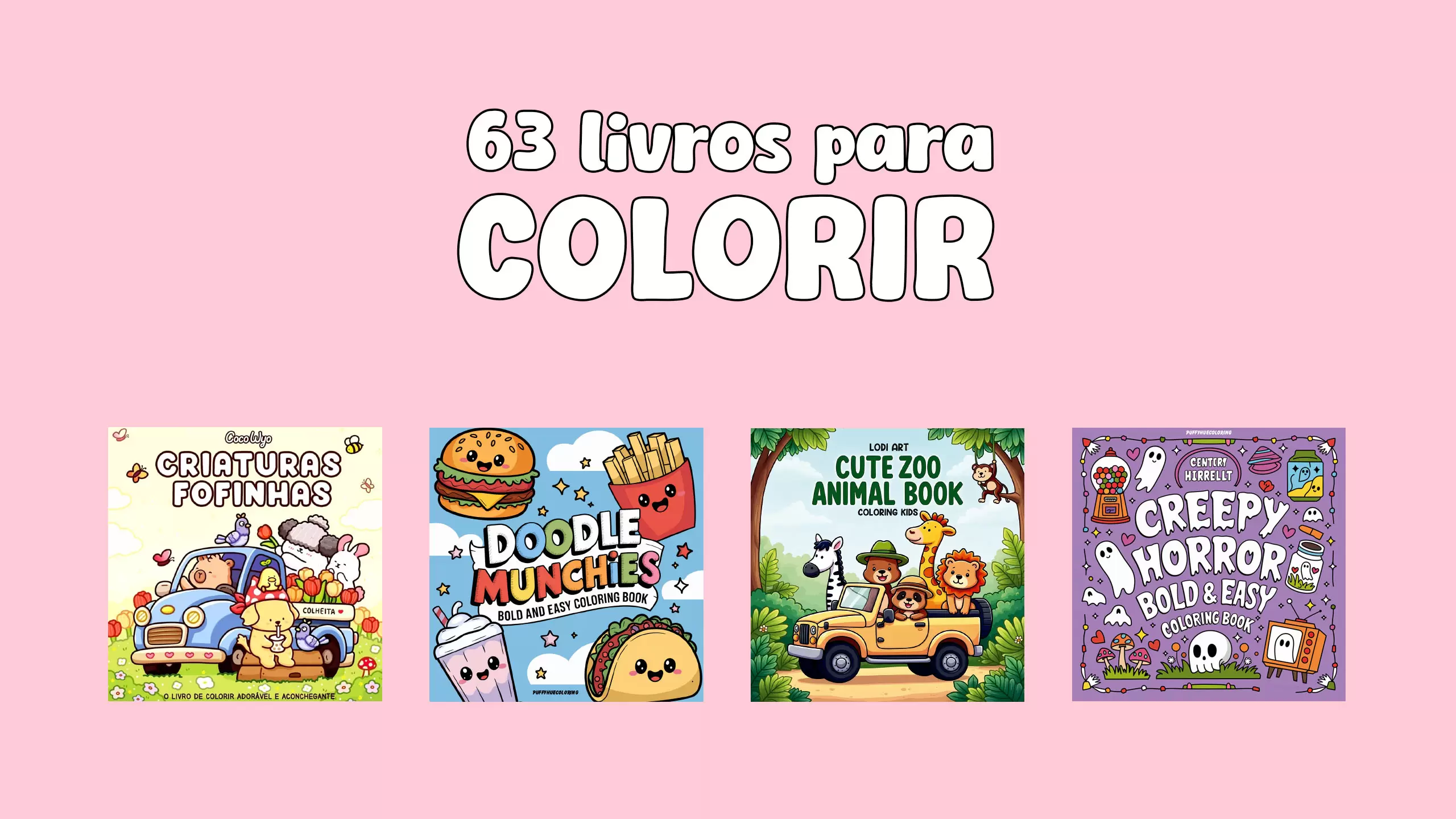 63 livros para colorir